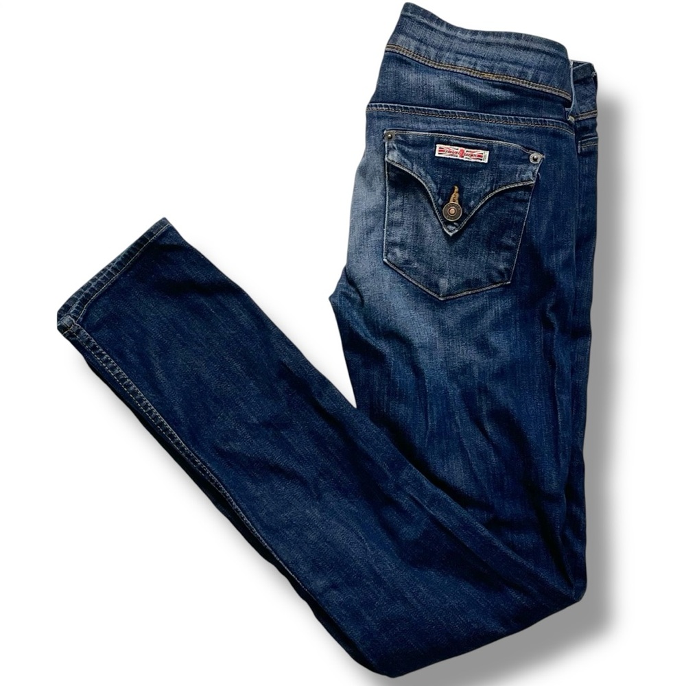 HP! 🎉❤️ Hudson Jeans Collin Skinny Fit Stretch Jeans - Picture 12 of 13
